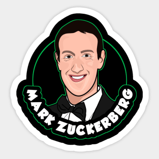 Cartoon Mark Zuckerberg Sticker